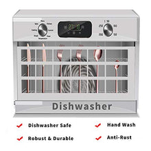 Load image into Gallery viewer, Velaze 24-Piece Rose Gold Silverware Set Cutlery Set, Stainless Steel Utensils Service for 6 Person Include Dinner Spoon, Dinner Fork, Dinner Knife and Tea Spoon, Mirror Polished Design