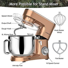 Load image into Gallery viewer, COOKLEE | Copper Electric Food Mixer | 1500W | 8L