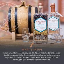 Load image into Gallery viewer, Copper Rivet Dockyard Gin - Craft Gin 50cl - Small Batch Gin, Specially Selected Artisan Gin Botanicals - Orange, Lemon, Locally Sourced Elderflower, Kent Gin - Premium Gin, Hand Crafted Flavoured Gin