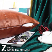 Load image into Gallery viewer, Copper Cushion Cover | Faux Leather | 45 x 45cm