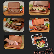 Load image into Gallery viewer, Non Stick | Copper & Red Grill