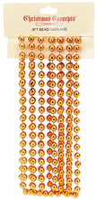 Load image into Gallery viewer, 9ft Christmas Bead Chain | Copper | X-mas Bead Garlands | Decorations | Christmas Concepts®