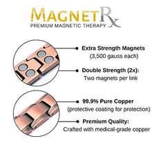 Load image into Gallery viewer, Men Copper Bracelet | MagnetRX | 99.9% Copper