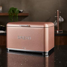Load image into Gallery viewer, Copper Blush Pink Bread Bin | Tower
