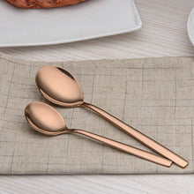 Load image into Gallery viewer, 4 Person Copper Cutlery Set | 24 Piece