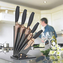 Load image into Gallery viewer, Stylish Copper Knife Set With Stand