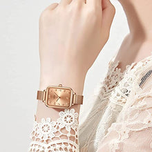 Load image into Gallery viewer, Slimline Pretty Copper Rose- Gold Watch