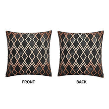 Load image into Gallery viewer, Copper & Black Cushion Cover | 45 x 45cm