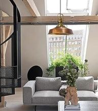 Load image into Gallery viewer, Vintage Brushed Copper Pendant Lampshade