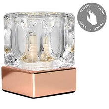 Load image into Gallery viewer, Ice Cube Copper Table Lamp | Touch Lamp