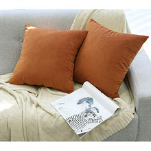 Load image into Gallery viewer, 2 Pack Of Copper Cushion Covers | Velvet
