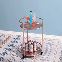Load image into Gallery viewer, Rose Gold, Copper Drinks Trolley