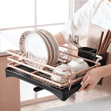 Load image into Gallery viewer, Copper & Black | Modern Dish Drainer | Dish Rack