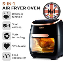 Load image into Gallery viewer, Air Fryer Oven | Copper & Black | Tower