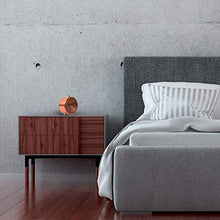 Load image into Gallery viewer, Bedside Table Alarm Clock | Copper & Stainless Steel