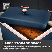 Load image into Gallery viewer, Large Capacity Bread Bin | Copper & Midnight Blue