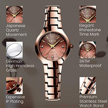 Load image into Gallery viewer, Beautiful Ladies Copper & Rose Gold Watch