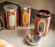 Load image into Gallery viewer, Set Of 3 Copper Storage Jars