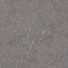 Load image into Gallery viewer, Fine Decor | Metallic Marble Wallpaper | Charcoal & Copper | FD42267