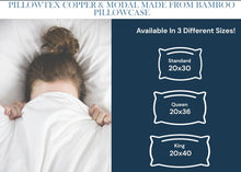 Load image into Gallery viewer, Copper Infused Ion Pillowcases | White