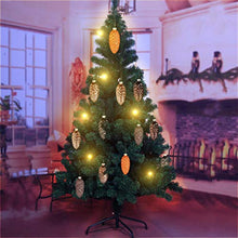 Load image into Gallery viewer, Set of 12 | Copper Pine Cone Christmas Tree Decorations