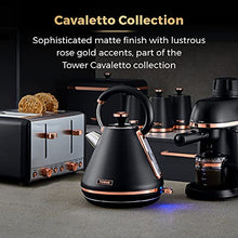 Load image into Gallery viewer, Tower Black & Copper Kitchen Range