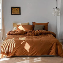 Load image into Gallery viewer, Copper Duvet Cover Bedding Set