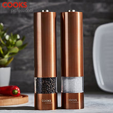 Load image into Gallery viewer, Copper Salt & Pepper Mills | Cooks Professional