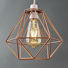 Load image into Gallery viewer, Copper Wire Pendant Shade | Geometric Shape