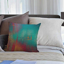 Load image into Gallery viewer, Abstract Multi Coloured Cushion Cover | Copper
