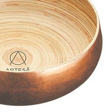 Load image into Gallery viewer, Copper & Bamboo Serving Bowl | Artesa