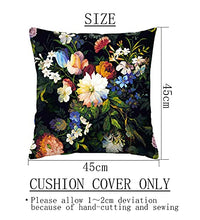 Load image into Gallery viewer, Floral Cushion Cover | Copper, Orange, Blue