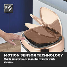 Load image into Gallery viewer, Rose Gold, Copper & White Square Kitchen Bin