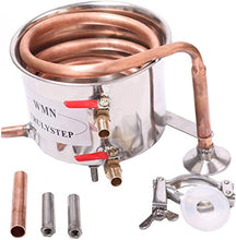 Load image into Gallery viewer, Copper Alcohol Wine Moonshine Still | 12 litres | Spirits Boiler Water Oil Brewing Whisky Distiller Kit