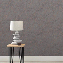 Load image into Gallery viewer, Copper & Charcoal Wallpaper | Metallic Copper Veins