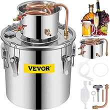 Load image into Gallery viewer, Stainless Steel & Copper Moonshine Still Distiller | 8.5Gal | 38L 2pot | Home Brewing Kit
