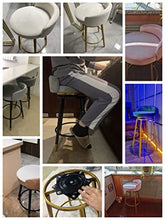 Load image into Gallery viewer, Velvet Copper & Black High Stools