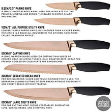 Load image into Gallery viewer, 5 Pieces Copper Knife Set