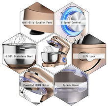 Load image into Gallery viewer, Copper Electric Food Mixer