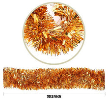 Load image into Gallery viewer, Metallic Copper Coloured Tinsel | Sparkly