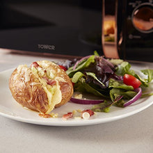 Load image into Gallery viewer, Stylish Copper & Black Microwave | Tower | 20L | 800W
