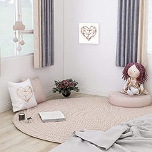 Load image into Gallery viewer, Geometric Heart Cushion Covers | Copper & Pink