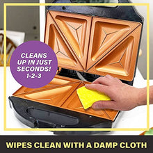 Load image into Gallery viewer, Gotham Steel | Copper & Black Sandwich Maker