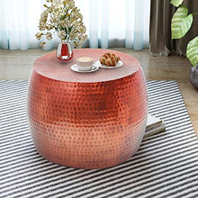 Load image into Gallery viewer, Copper Coffee Table | Round Stool