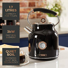 Load image into Gallery viewer, Copper & Black Kettle | Tower | Traditional Style