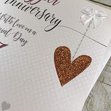 Load image into Gallery viewer, Handmade Copper Wedding Anniversary Card | 7 Years