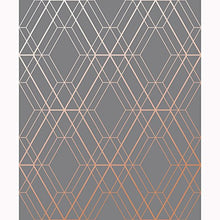 Load image into Gallery viewer, World Of Wallpaper | Copper & Charcoal