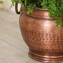 Load image into Gallery viewer, Copper Plant Pot | Hammered Finish