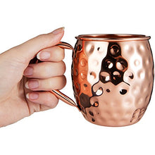 Load image into Gallery viewer, Moscow Mules Mugs | Hammered Copper Finish