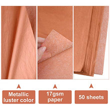 Load image into Gallery viewer, 50 Sheets Copper Tissue Paper | Wrapping Paper